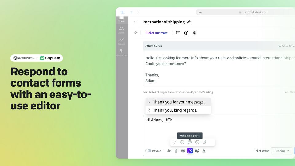  Easy-to-use editor